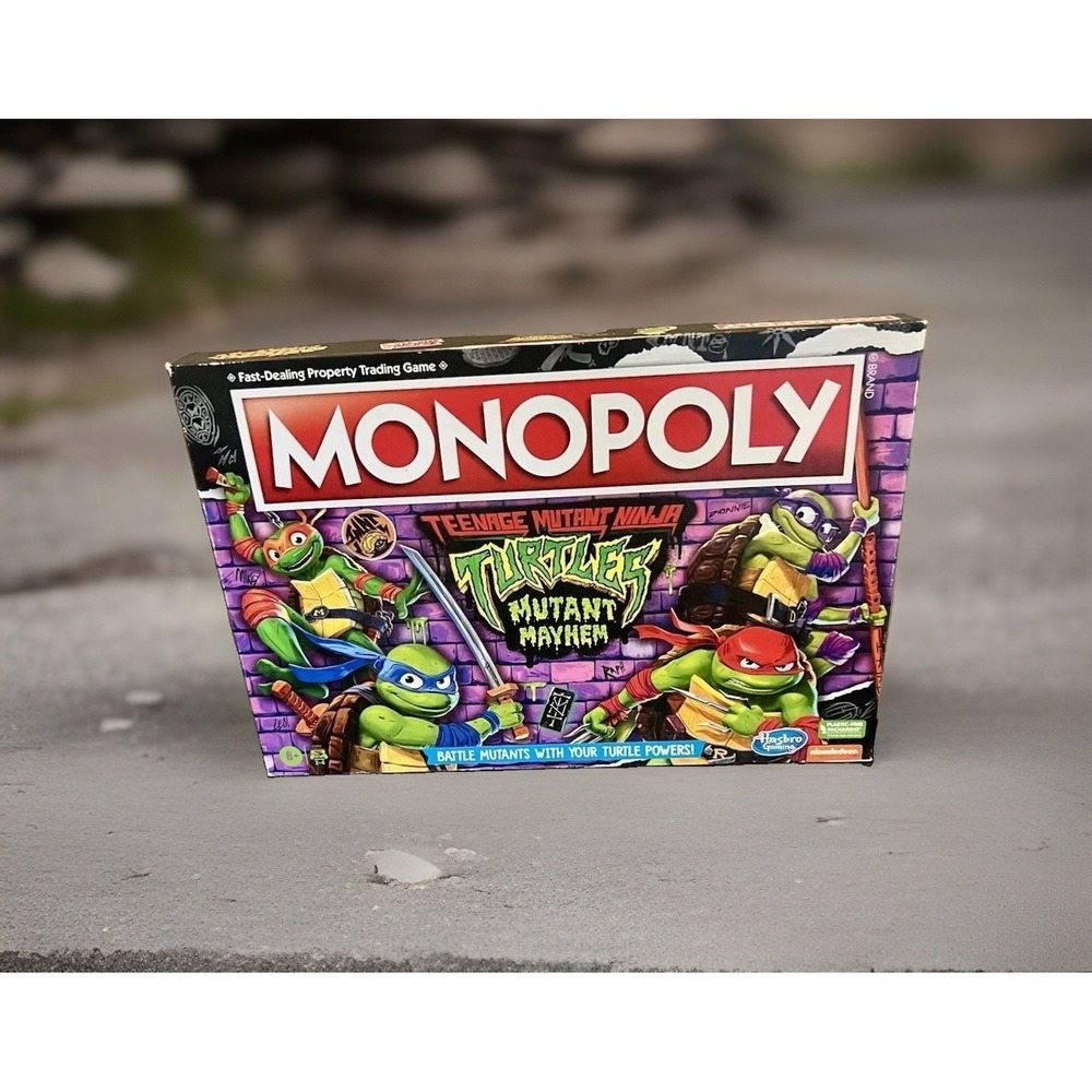 Teenage Mutant Ninja Turtles Mutant Mayhem Monopoly Board Game Sealed